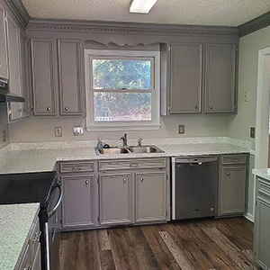 Kitchen Counter and Cabinet resurfacing