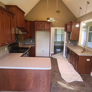 kitchen cabinet resurfacing