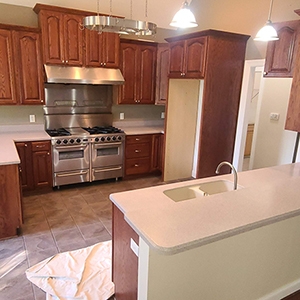 kitchen cabinet resurfacing